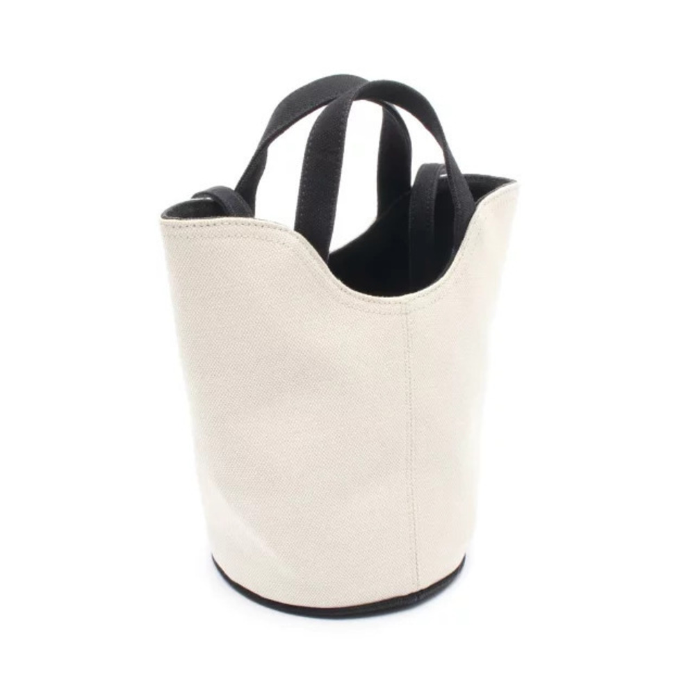Balenciaga Black Canvas Wave White Handbag